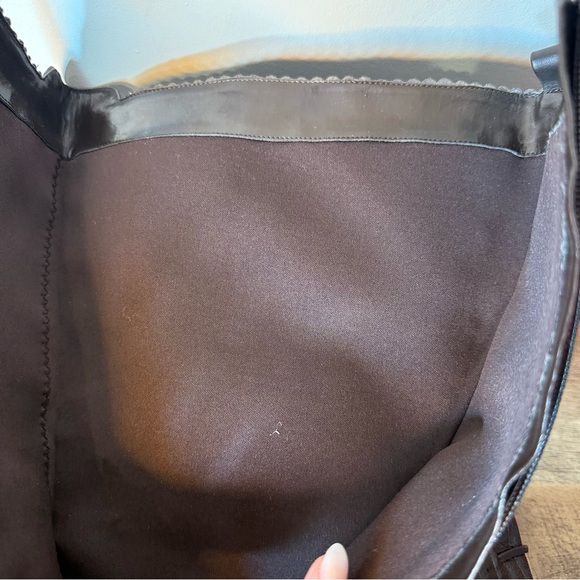 SILHOUETTES Brown Leather Knee High Zipper Boots Witchy Witch Kitten Victorian 9 - Picture 15 of 16